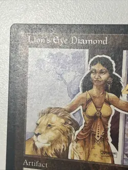 Lion's Eye Diamond (Mirage) Vintage MTG - Light Play - Image 3