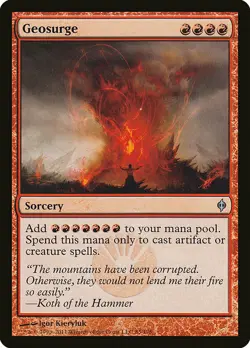 1x Geosurge - NM English MTG - New Phyrexia - Image 1