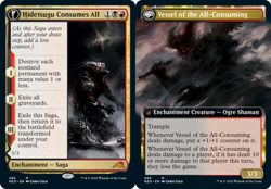MTG Hidetsugu Consumes All // Vessel of the All-Consuming - Foil - Extended Art, - Image 1