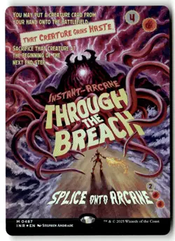 MTG Foil Through the Breach - Innistrad Remastered Moderately Played English - Image 1