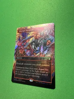 Edh-mtg Disrupt Decorum Full Art Foil Event Promo - Image 1