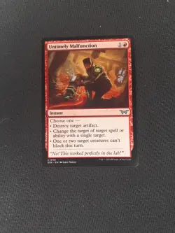 Untimely Malfunction - Duskmourn: House of Horror (MTG) - Image 1