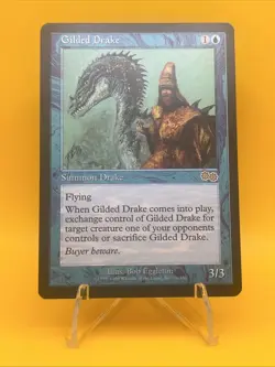 Gilded Drake (Urza's Saga - USG) Vintage MTG - Near Mint - Image 1