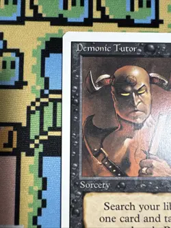 MTG Demonic Tutor ?NM/MINT? ?Revised 3rd Edition? ? 1994 Magic - Image 2
