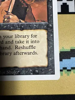 MTG Demonic Tutor ?NM/MINT? ?Revised 3rd Edition? ? 1994 Magic - Image 4