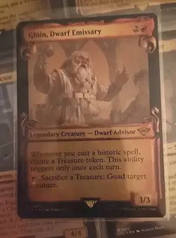 MTG Gloin, Dwarf Emissary Showcase, Lord of the Rings #583 - Image 1