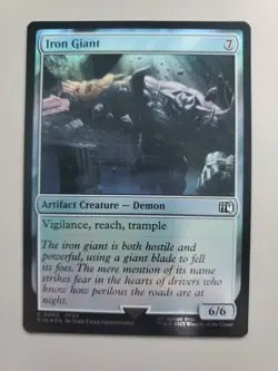 MTG Iron Giant Final Fantasy Foil Common - Image 1