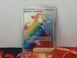 Cynthia's Ambition 178/172 Pokemon Brilliant Stars Rainbow Secret Rare Holo NM/M - Image 1