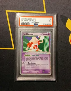 Pokemon Mr. Mime ex 110/112 Fire Red & Leaf Green PSA 7 - Image 1