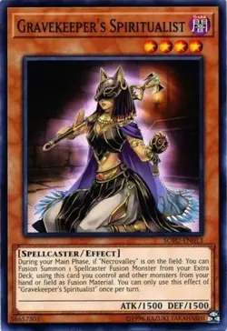 1x (LP) Gravekeeper's Spiritualist - SOFU-EN013 - Common - Unlimited Edition Yu - Image 1