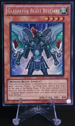 Gladiator Beast Bestiari LCGX-EN237 SR -YuGiOh TCG- Legendary Collection 2 (NM) - Image 1