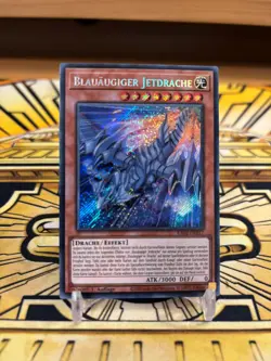 Yugioh Blauaugiger Jetdrache RA02-DE017 Secret Rare - Image 1