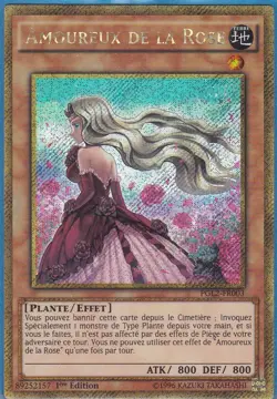 Yu-Gi-Oh! Amoureux de la Rose PGL2-FR003 1ere Ed. Premium Gold Rare COMME NEUF ! - Image 1