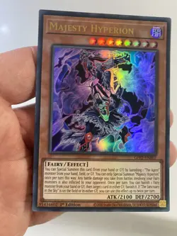 Yugioh TCG Card Majesty Hyperion GFP2-EN007 Ultra Rare - Image 1