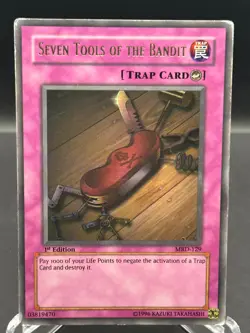 Seven Tools of the Bandit - 1st Ed Ultra Rare MRD-129 - Yu-Gi-Oh! Vintage Card - Image 1