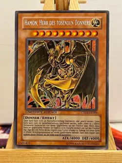 Hamon, Herr Des Tosenden Donners CT03-DE006 Secret Rare Deutsch VG YUGIOH - Image 1