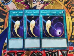 3 x Cosmic Cyclone sdcb-en031 1st Edition (NEW) Common Yu-Gi-Oh! - Image 1