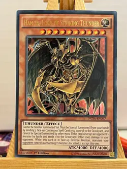 Hamon,Herr Des Tosenden Donners DUSA-EN097 Ultra Rare Deutsch NM YUGIOH - Image 1