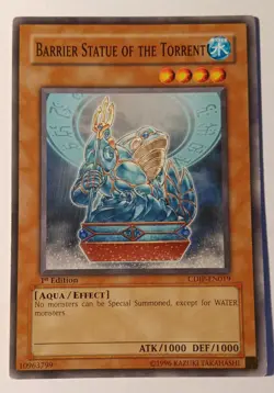 Barrier Statue of the Torrent CDIP-EN019 YuGiOh! 1st Edition Near Mint! - Image 1