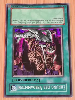Ehrung der Verdammten # MRD-G057 Super Rare YuGiOh Metal Raiders 2002 DE N.Mint - Image 2