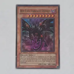 Yugioh Red-Eyes Darkness Dragon SD1-EN001 Ultra Rare 1st Edition Mint Card - Image 1