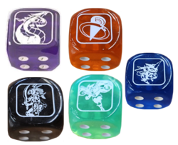 Yu-Gi-Oh! Battles of Legend: Chapter 1 Dice Set - Konami Official Dice - yugioh - Image 1