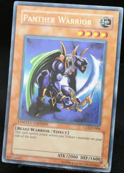 Yu-Gi-Oh! Panther Warrior CT2-EN006 Secret Rare Limited [EX] American | EN 2005 - Image 3