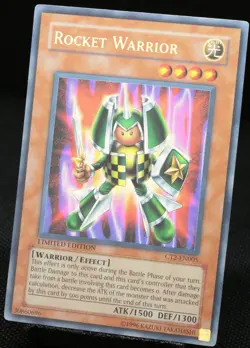 Yu-Gi-Oh! Rocket Warrior CT2-EN005 Secret Rare Limited [EX-NM] American| EN 2005 - Image 3
