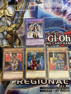 Yu-Gi-Oh Arcana Knight Joker Set King's Queen's & Jack's Knight Fusion Set KICO - Image 1