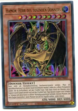Yu-GI-OH Hamon Herr des Tosenden Donners Ultra Rare SDSA-DE043 NEU! - Image 1