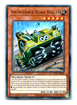 Infinitrack Road Roller - CYAC-EN022 - Ultra Rare - 1st Edition - Yugioh - Image 1