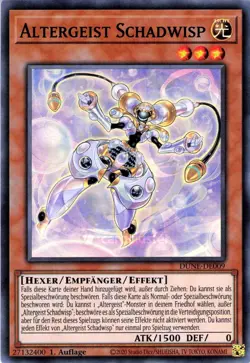 Yu Gi Oh! Altergeist Schadwisp DUNE-DE009 SUPER RARE - Image 1