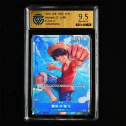 CCG GemMint 9.5 2024 ONE PIECE CHN .TCG Card P-055 P Monkey D. Luffy - Image 2