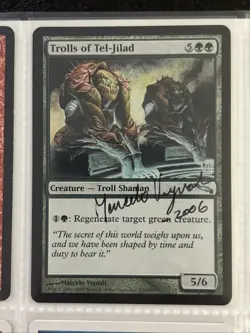 MTG-A1 Mixed Lot Of 9 Signed Magic The Gathering Cards (MTG) - Image 4