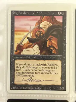 MTG-E1 Mixed Lot Of 9 Signed Magic The Gathering Cards (MTG) - Image 3