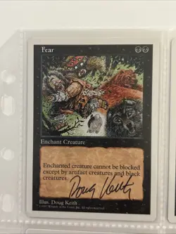 MTG-B1 Mixed Lot Of 9 Signed Magic The Gathering Cards (MTG) - Image 3