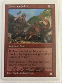 MTG-B1 Mixed Lot Of 9 Signed Magic The Gathering Cards (MTG) - Image 5