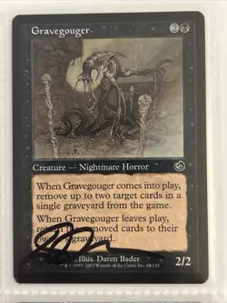 MTG-L1 Mixed Lot Of 9 Signed Magic The Gathering Cards (MTG) Bader & Rabinowitz - Image 5