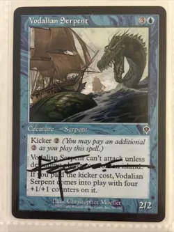 MTG-K1 Mixed Lot Of 9 Signed Magic The Gathering Cards (MTG) Moeller Wanerstrand - Image 3