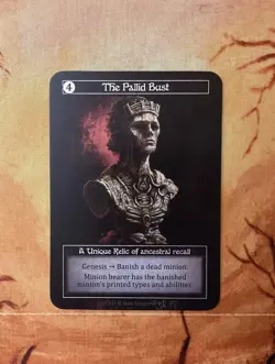 The Pallid Bust (Foil) - Unique - Gothic - NM - Sorcery: Contested Realm - Image 1
