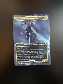 MTG Final Fantasy English Edea, Possessed Sorceress Borderless 0448 Non-Foil - Image 1