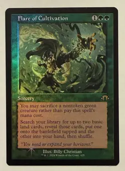 Flare of Cultivation Retro Foil - Modern Horizons 3 MTG - Image 1