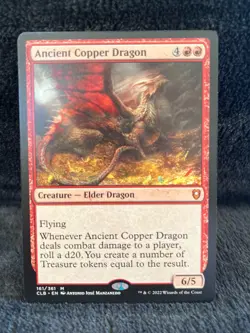Ancient Copper Dragon Commander Legends: Battle for Baldur's Gate Regular NM - Image 1