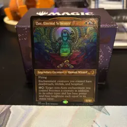 MTG x1 Zur, Eternal Schemer Dominaria United Showcase Textured Foil NM - Image 1