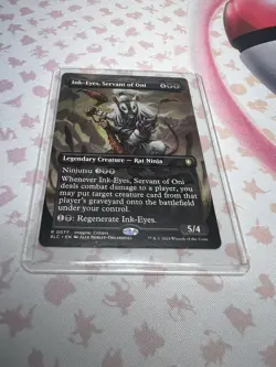 Ink-Eyes, Servant of Oni - Borderless - NM - MTG Bloomburrow BLB - Pack Fresh - Image 2