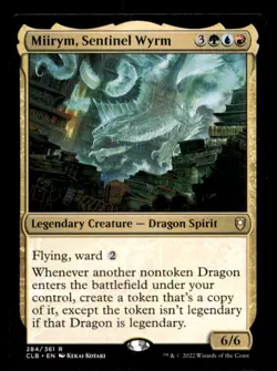 MTG Miirym, Sentinel Wyrm LP Light Play Commander: Battle Baldur's Gate [4062] - Image 1