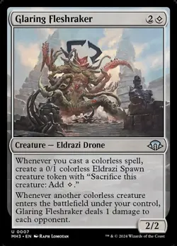 Glaring Fleshraker - Foil - Modern Horizons 3 - Near Mint - Image 1