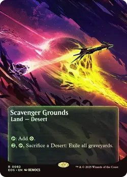 MTG - Scavenger Grounds - Foil - Stellar Sights - Edge of Eternities - Magic - Image 1