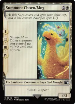 Summon: Choco/Mog C FINAL FANTASY 35 NM Foil - Image 1