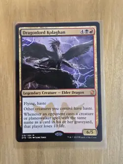 Dragonlord Kolaghan - #218/264 (NM) Dragons of Tarkir DTK Magic MTG - Regular - Image 1
